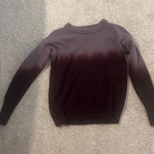 Purple ombré sweater